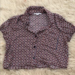 button up collared shirt